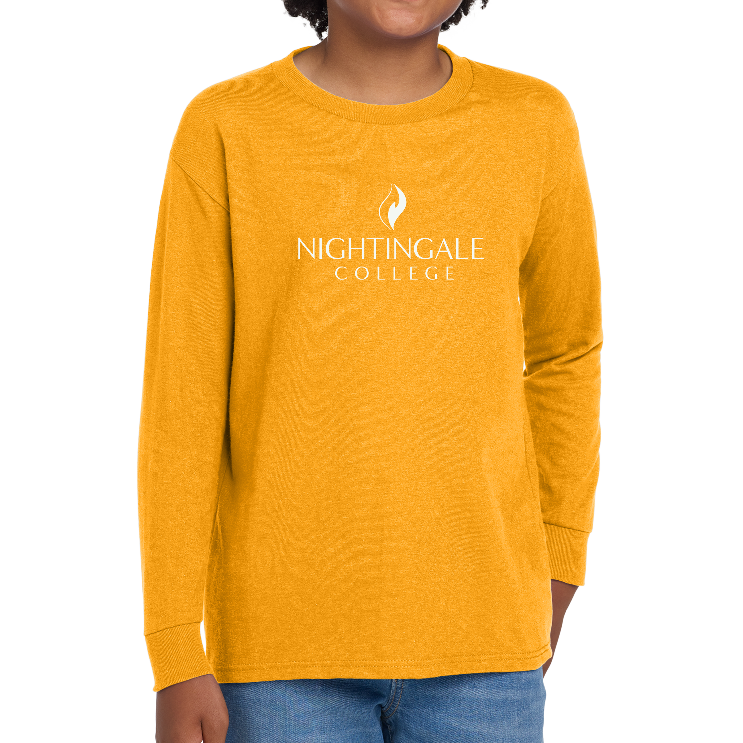 Gildan® Youth Heavy Cotton™ 100% Cotton Long Sleeve T-Shirt