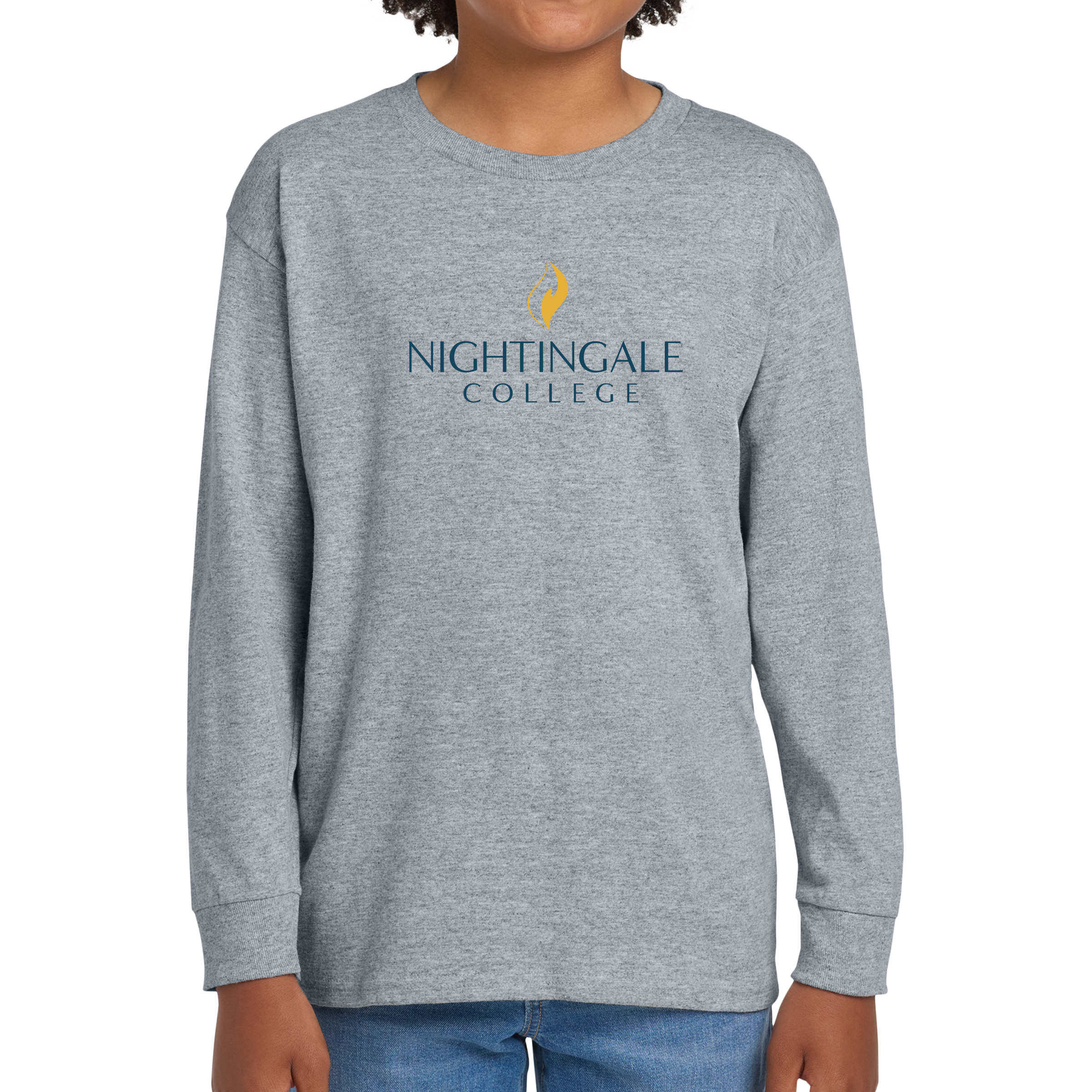 Gildan® Youth Heavy Cotton™ 100% Cotton Long Sleeve T-Shirt