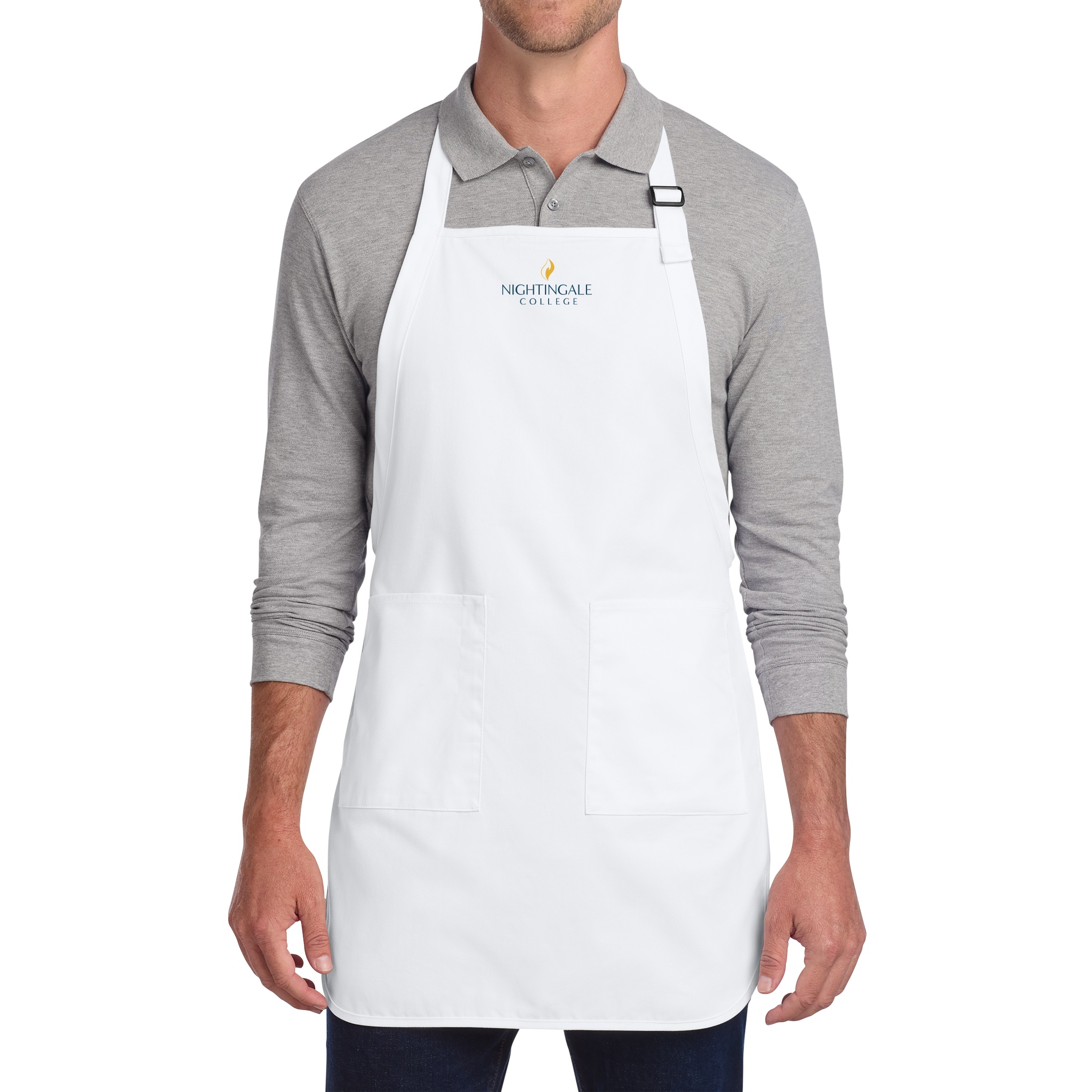 Port Authority® Full-Length Two-Pocket Bib Apron - Milestone Market