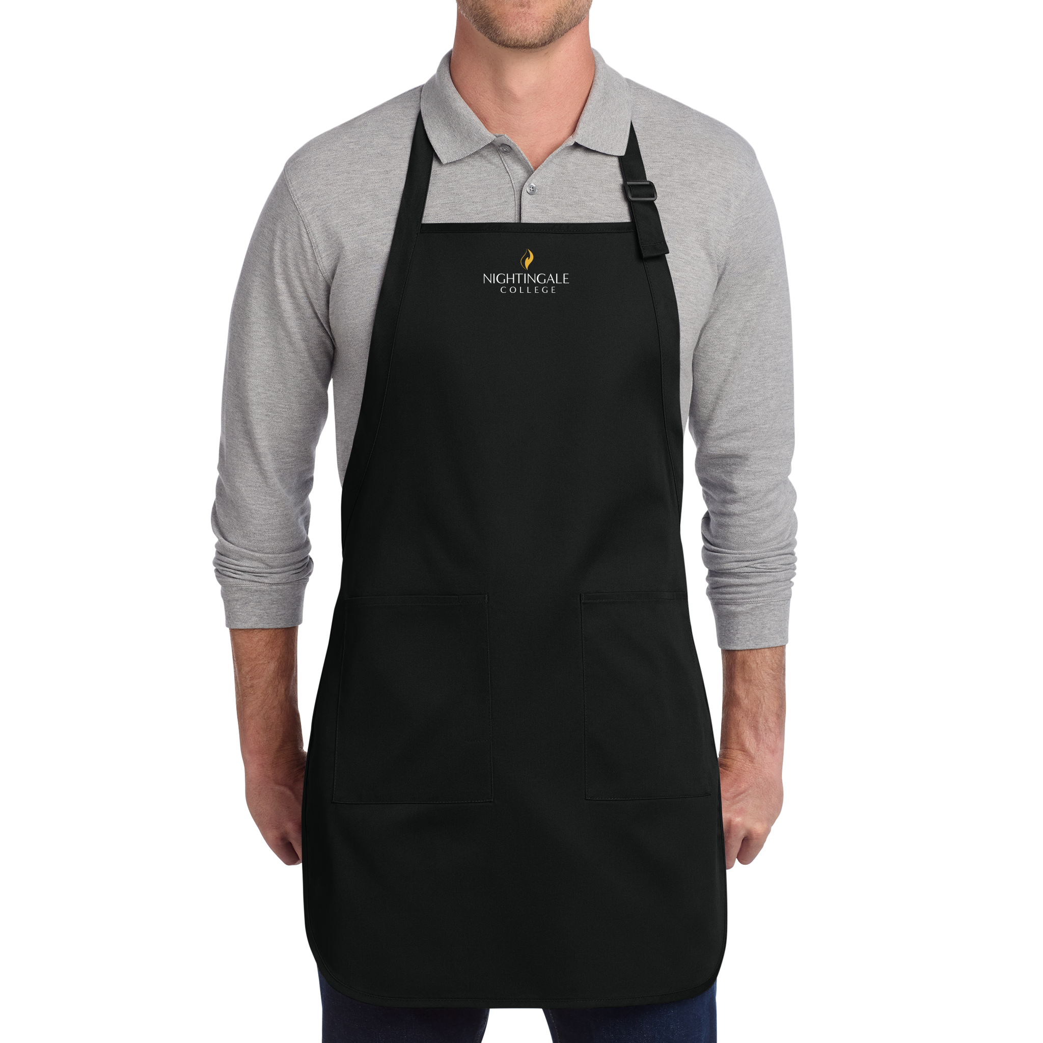 Port Authority® Full-Length Two-Pocket Bib Apron - Milestone Market