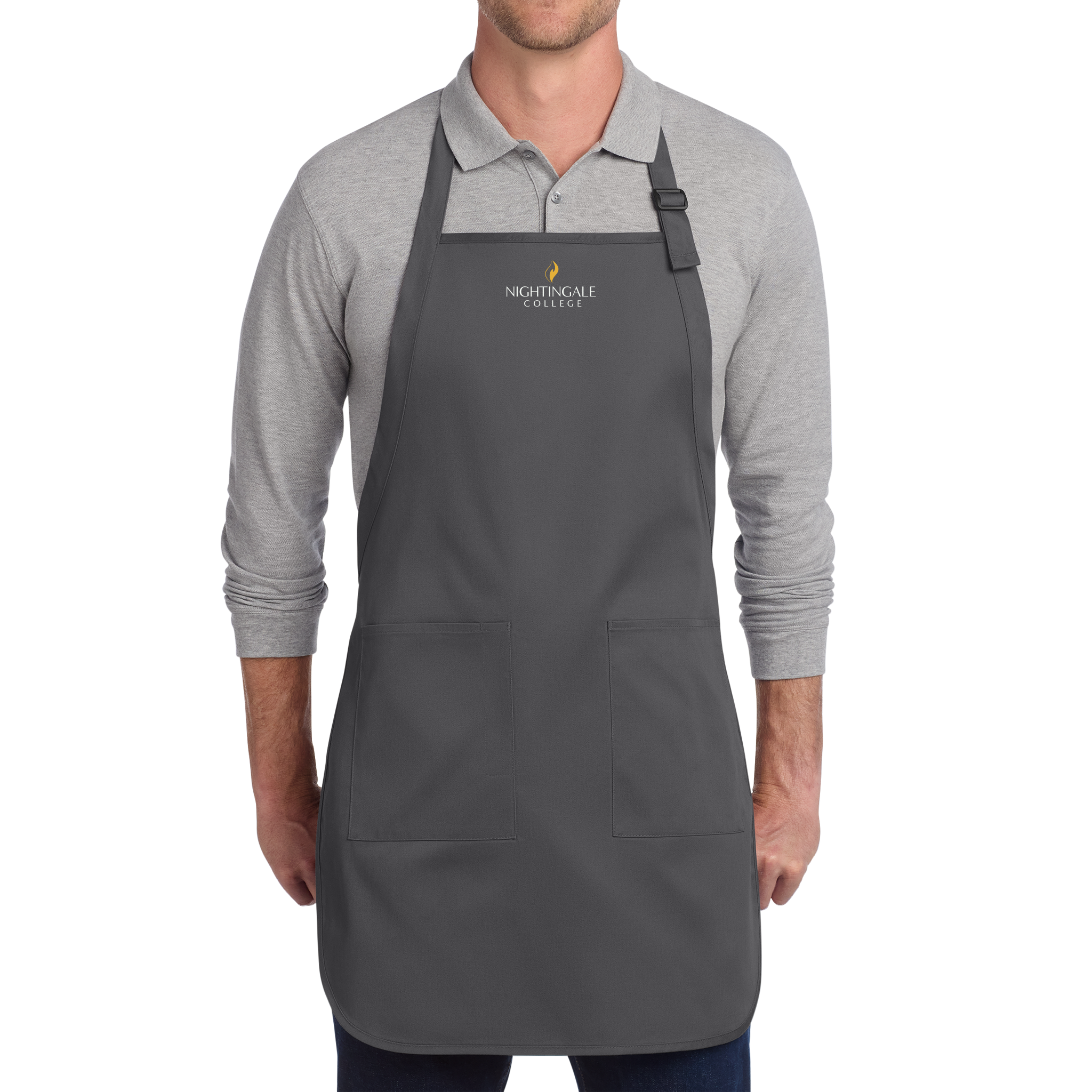 Port Authority® Full-Length Two-Pocket Bib Apron - Milestone Market