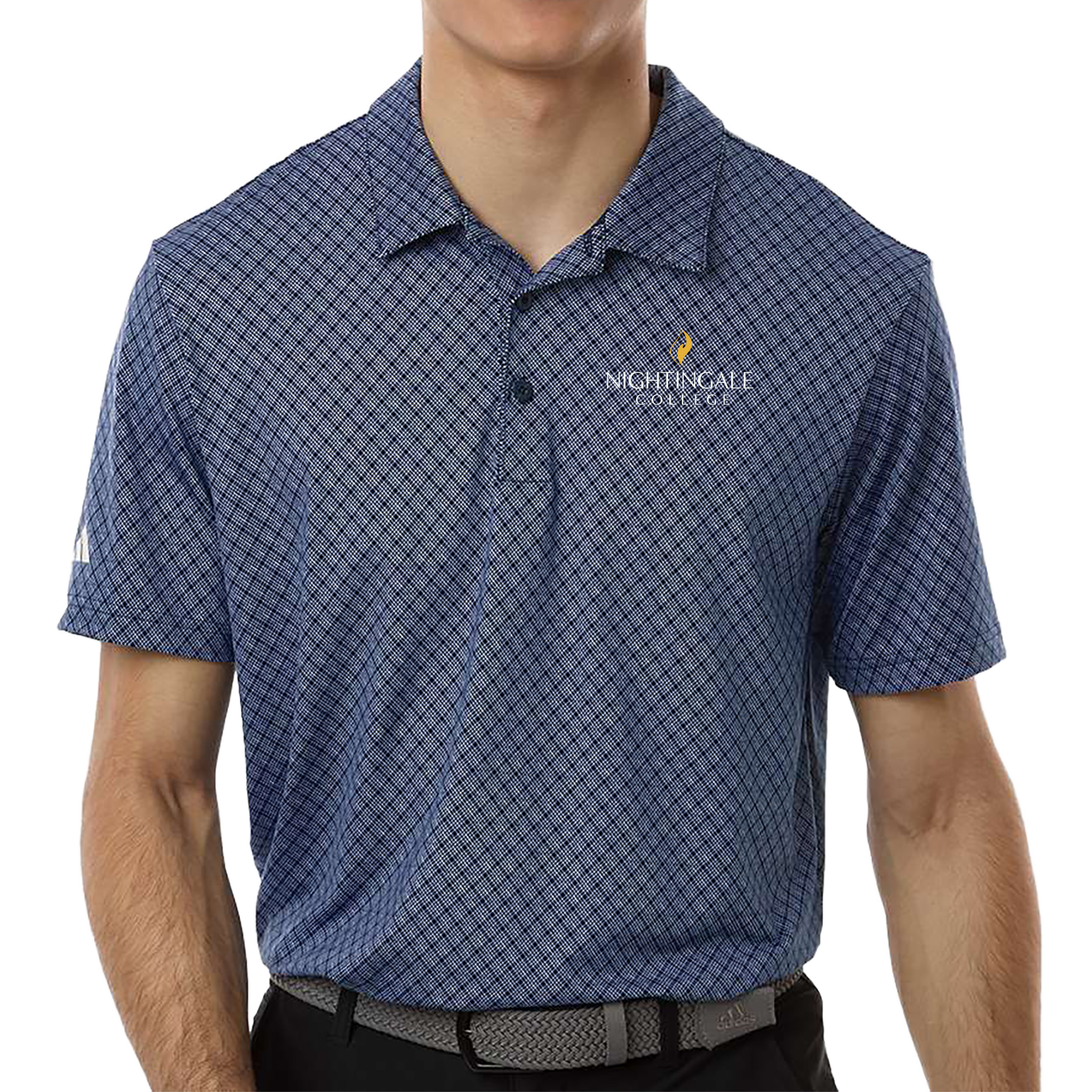 Adidas Men's 4-Way Stretch Printed Polo - Milestone Market