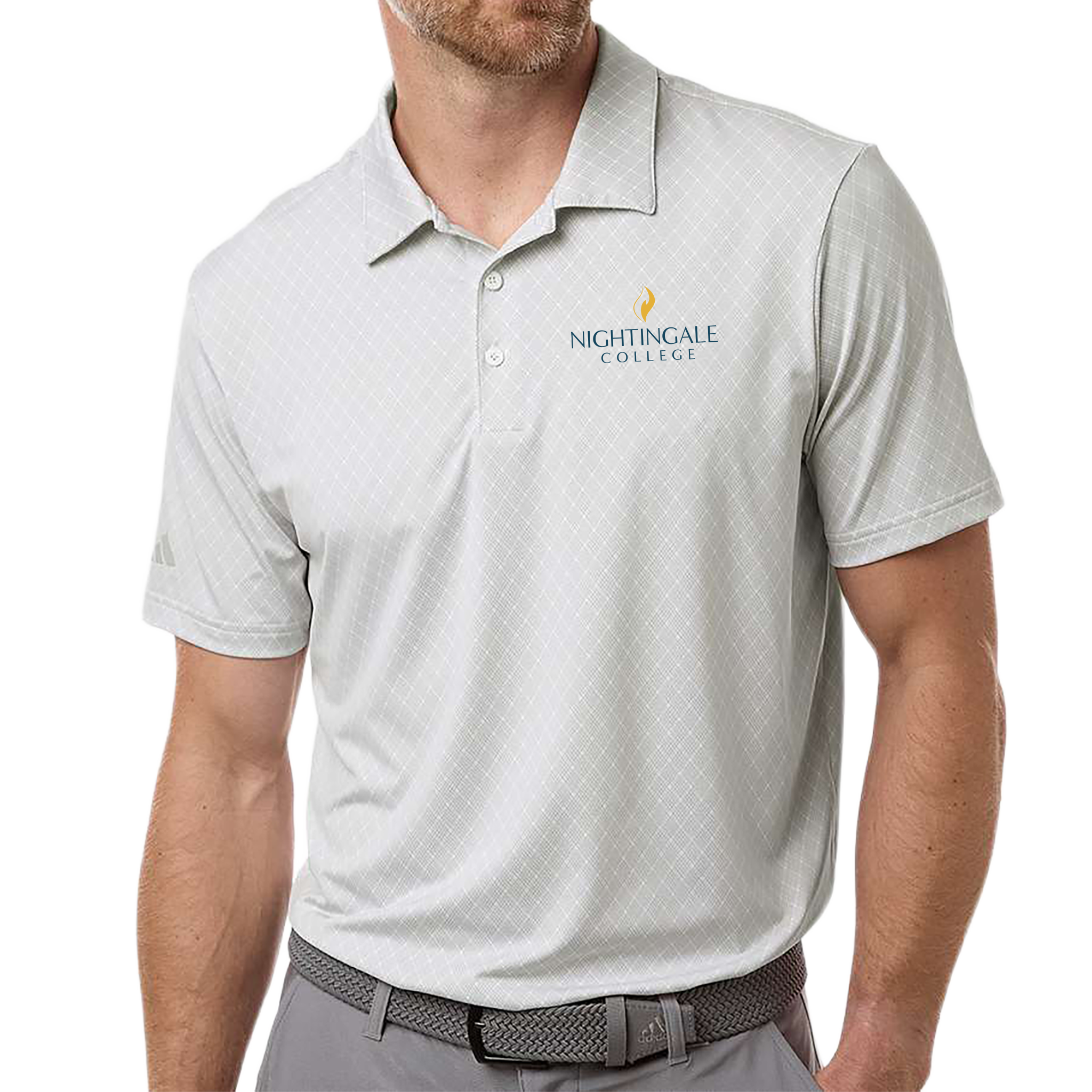 Adidas Men's 4-Way Stretch Printed Polo - Milestone Market