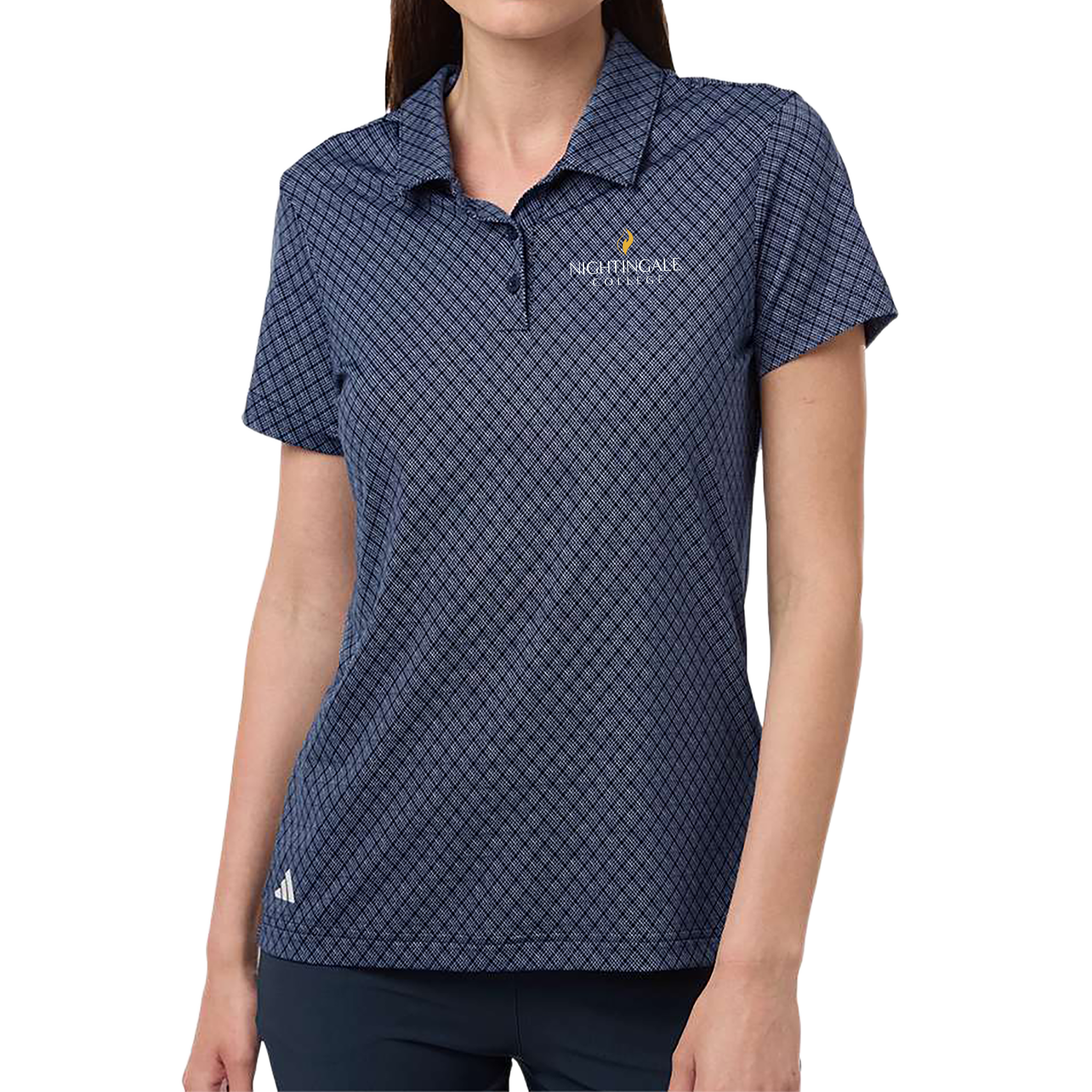 Adidas Women's 4-Way Stretch Printed Polo - Milestone Market