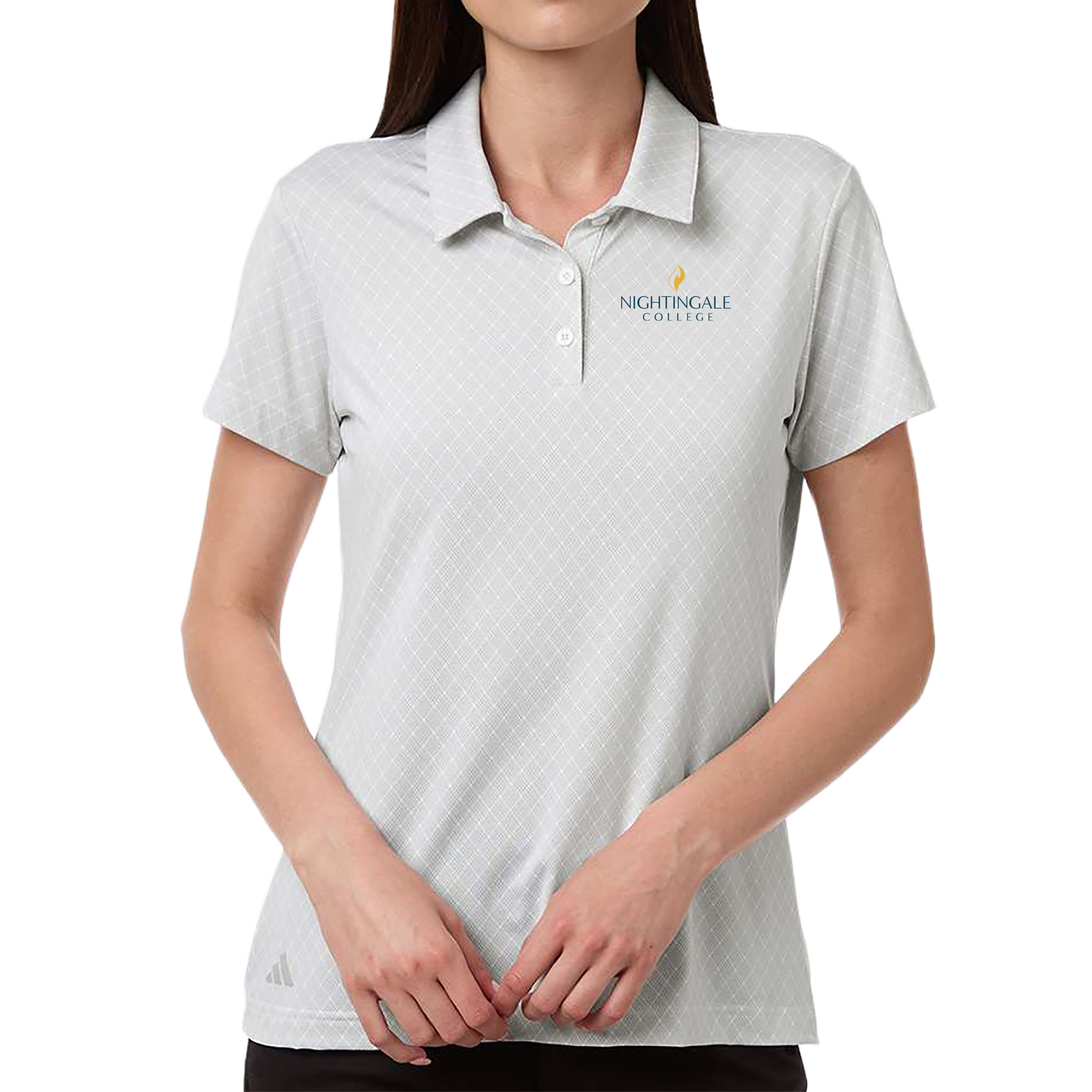 Adidas Women's 4-Way Stretch Printed Polo - Milestone Market