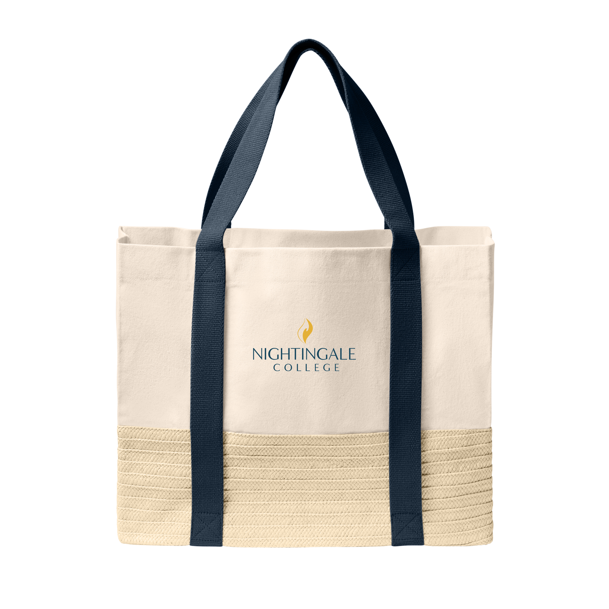 Port Authority® Straw Market Tote - Milestone Market