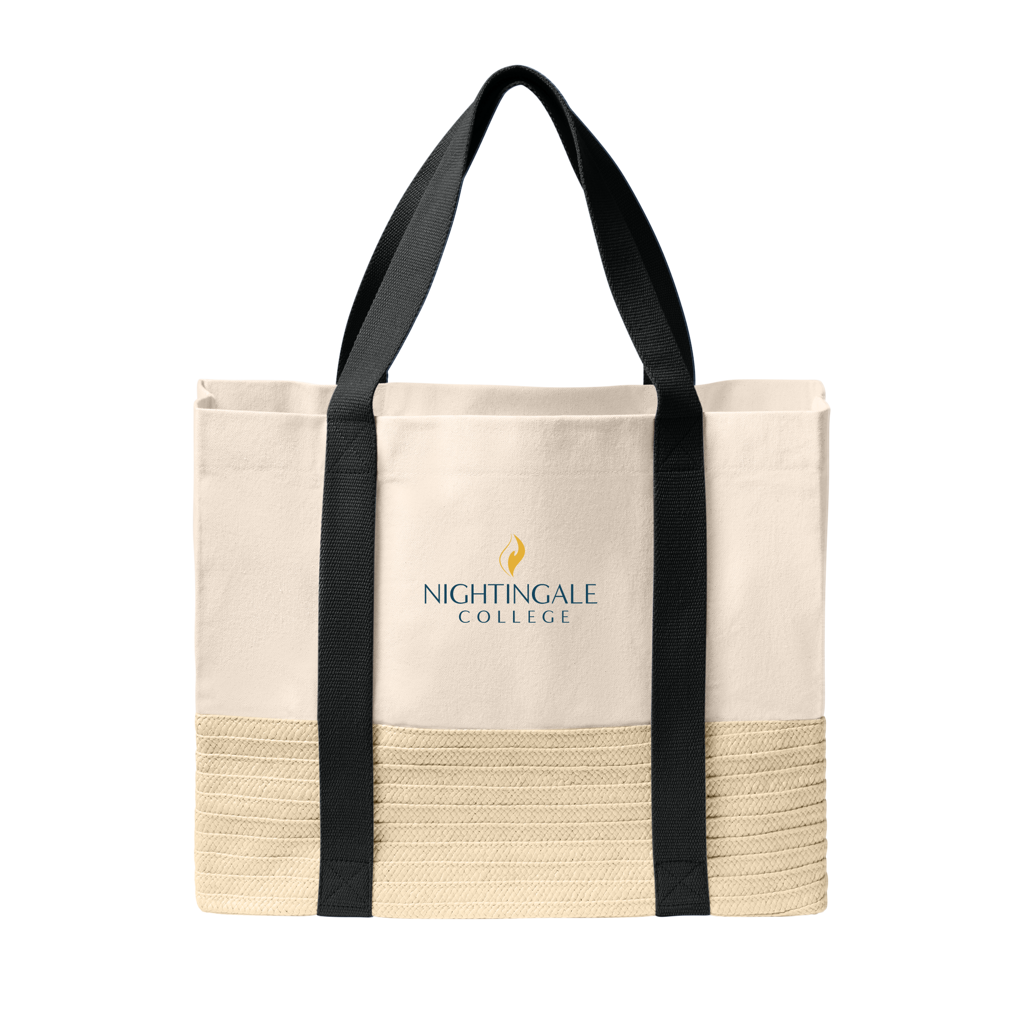 Port Authority® Straw Market Tote - Milestone Market