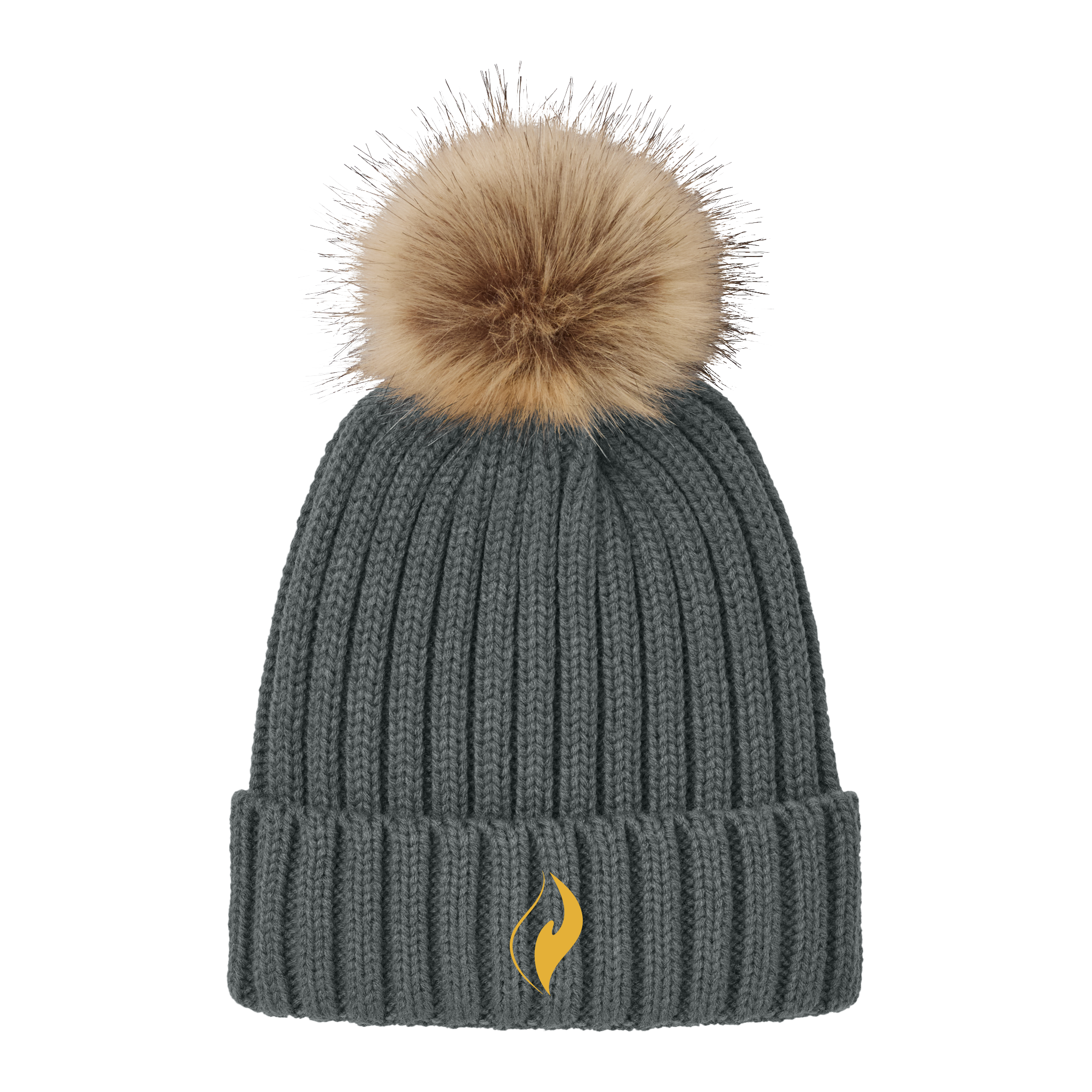 Port Authority® Faux Fur Pom Beanie - Milestone Market