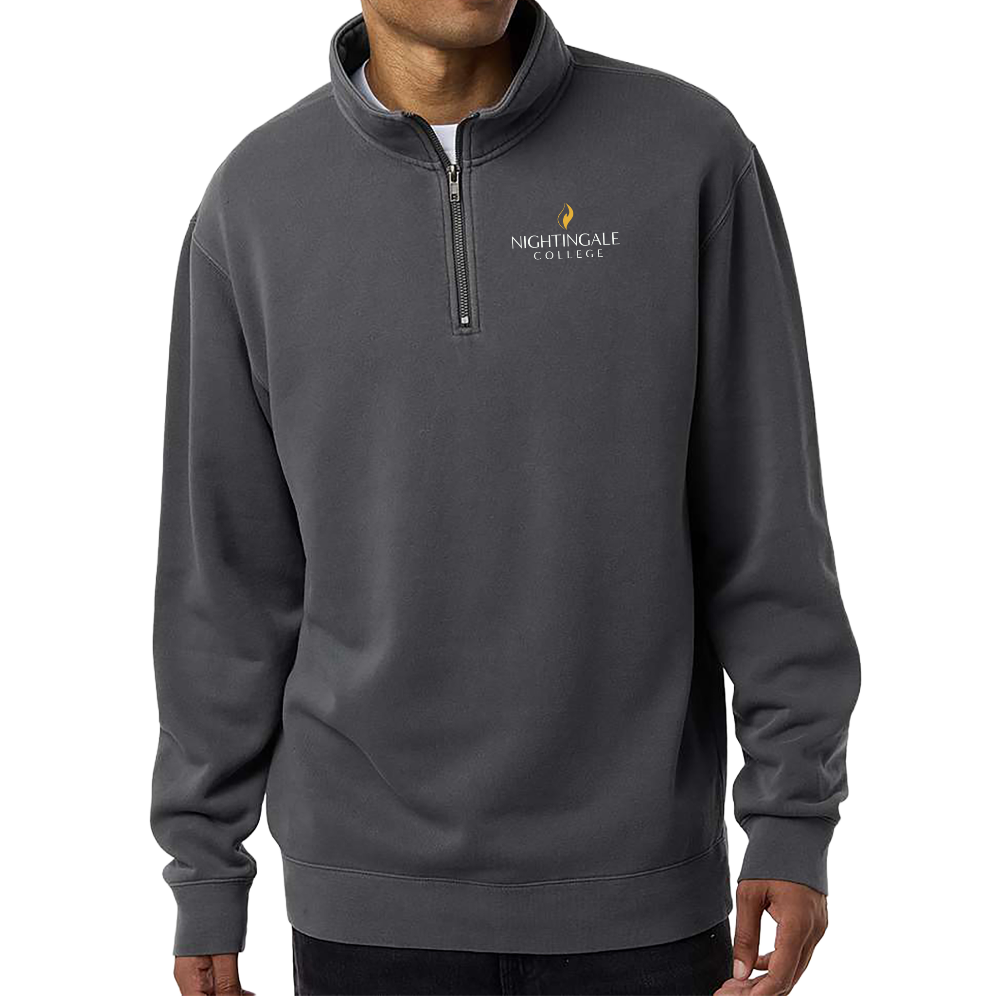 Independent Trading Co. Unisex Pigment-Dyed Quarter-Zip Pullover - Milestone Market