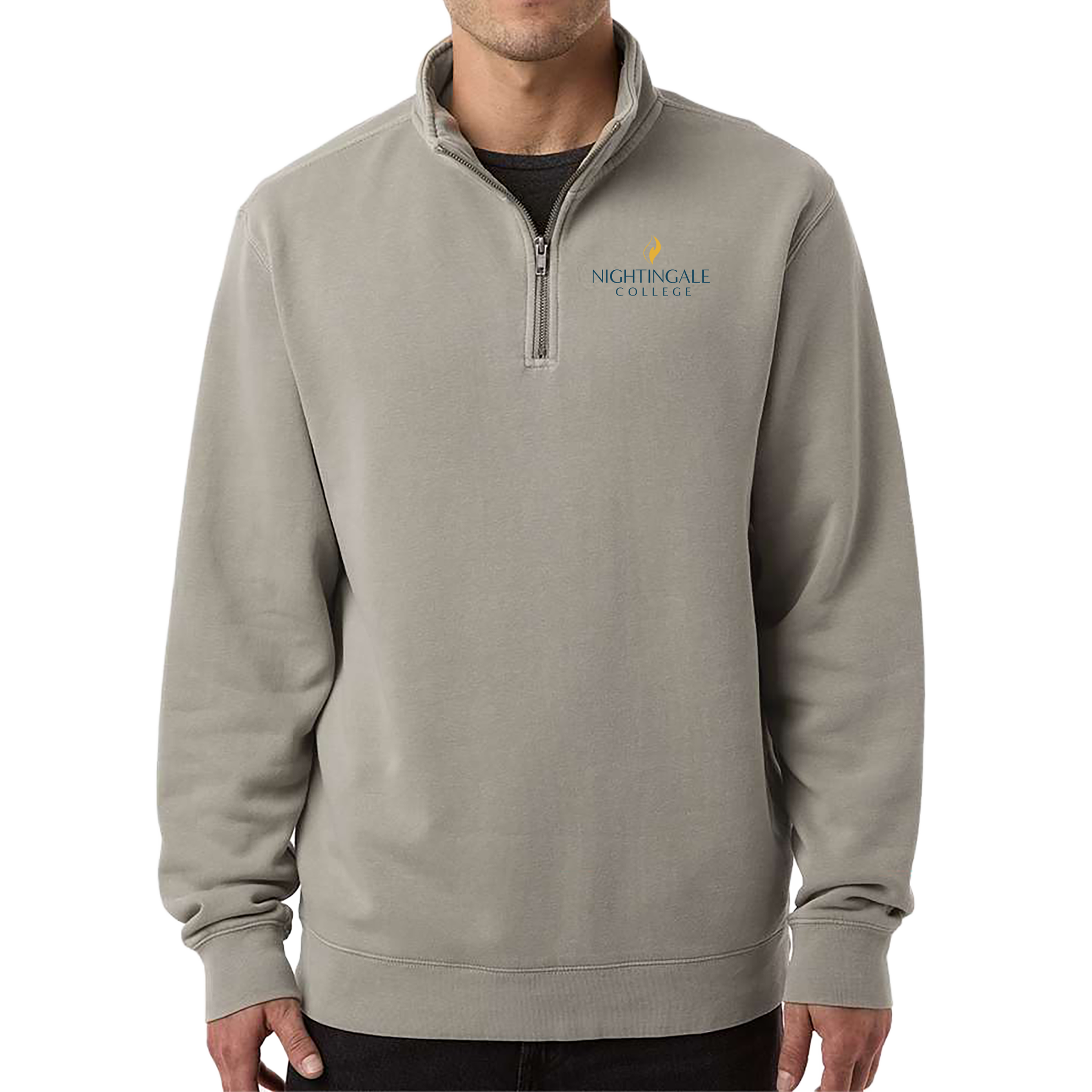 Independent Trading Co. Unisex Pigment-Dyed Quarter-Zip Pullover - Milestone Market