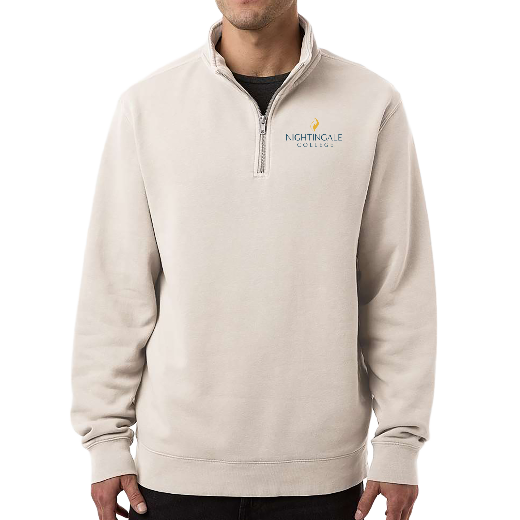 Independent Trading Co. Unisex Pigment-Dyed Quarter-Zip Pullover - Milestone Market