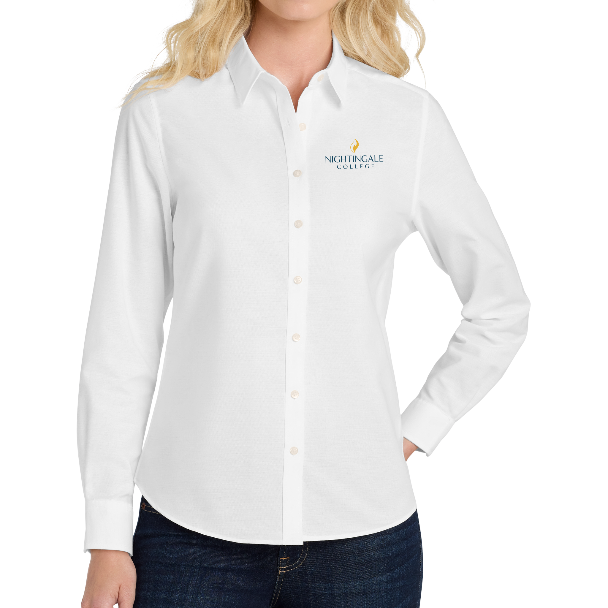 Port Authority® Women's SuperPro™ Oxford Shirt
