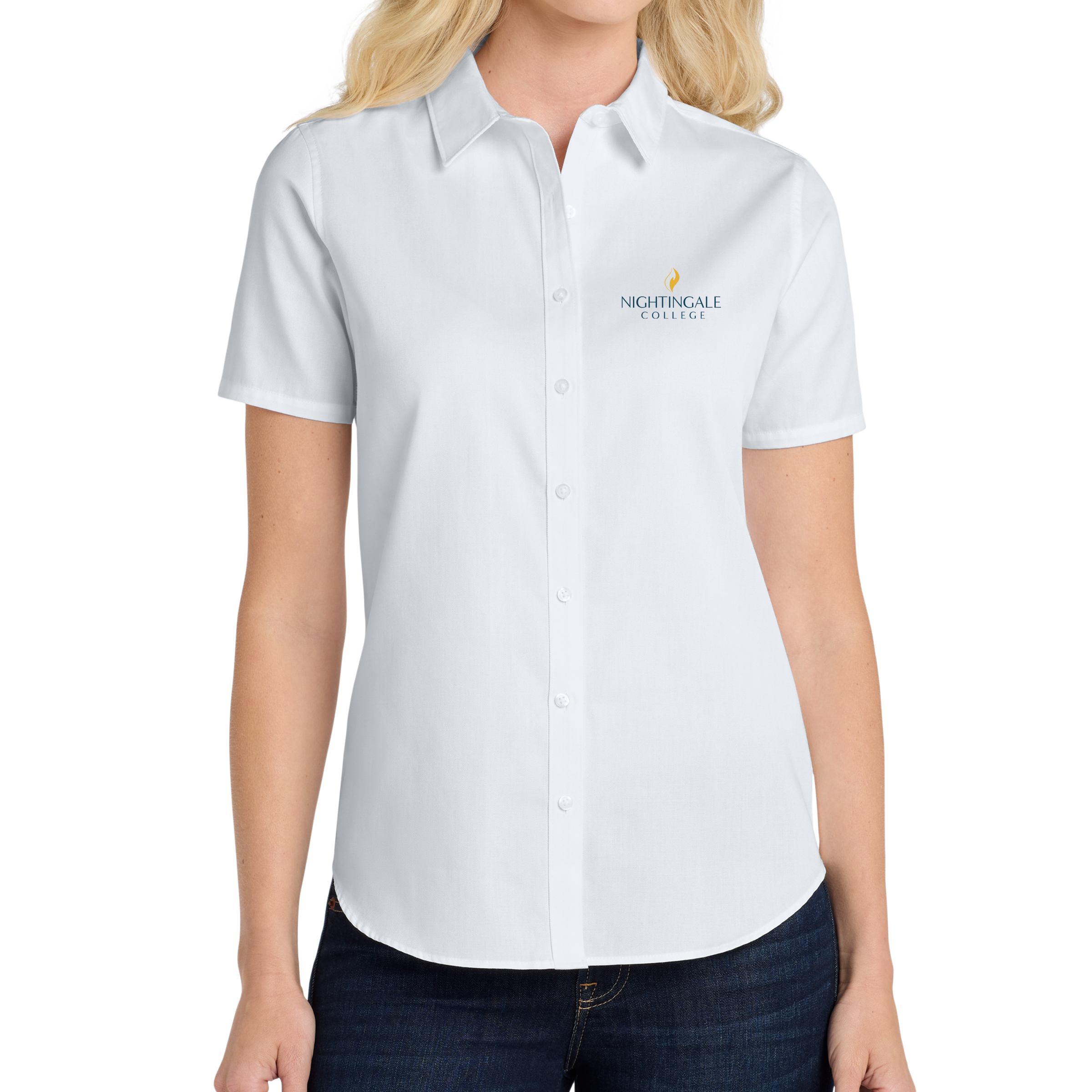 Port Authority® Women's Short Sleeve SuperPro React ™ Twill Shirt