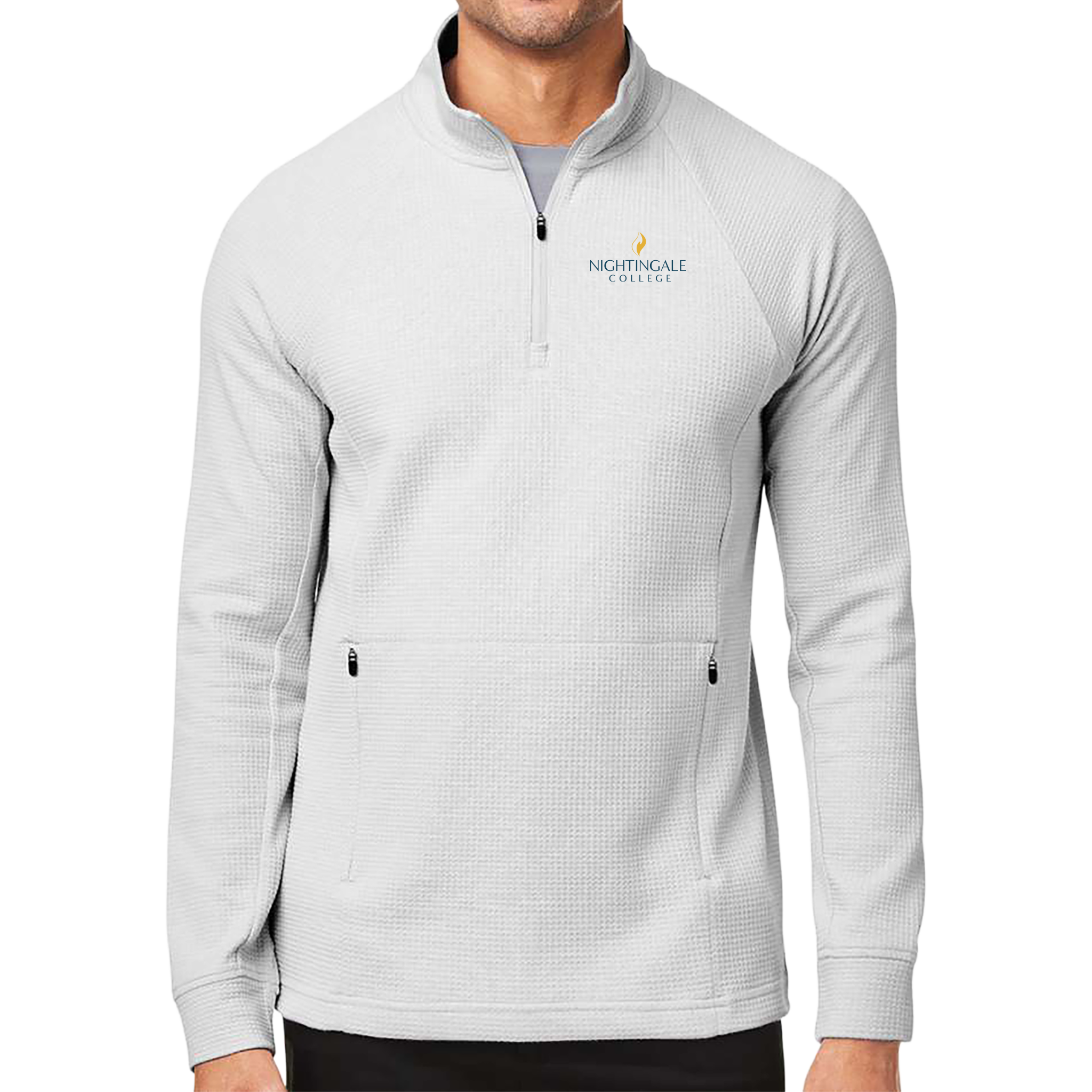 North End Men's Rhythm Waffle Quarter-Zip Pullover - Milestone Market