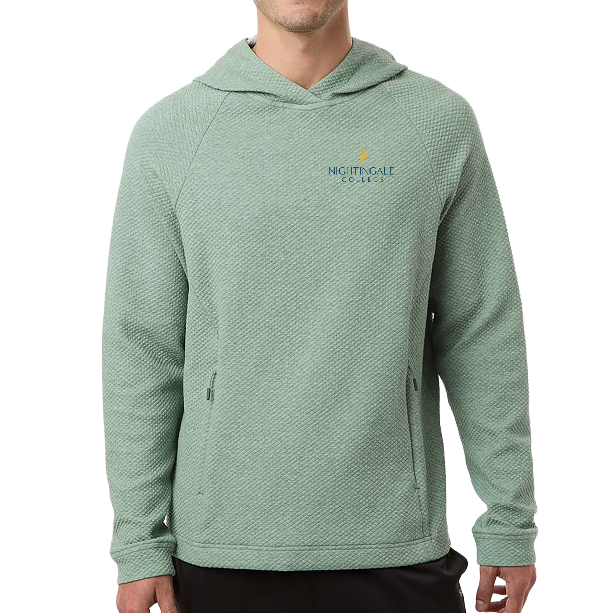 North End Men's Spirit Textured Hooded Pullover - Milestone Market