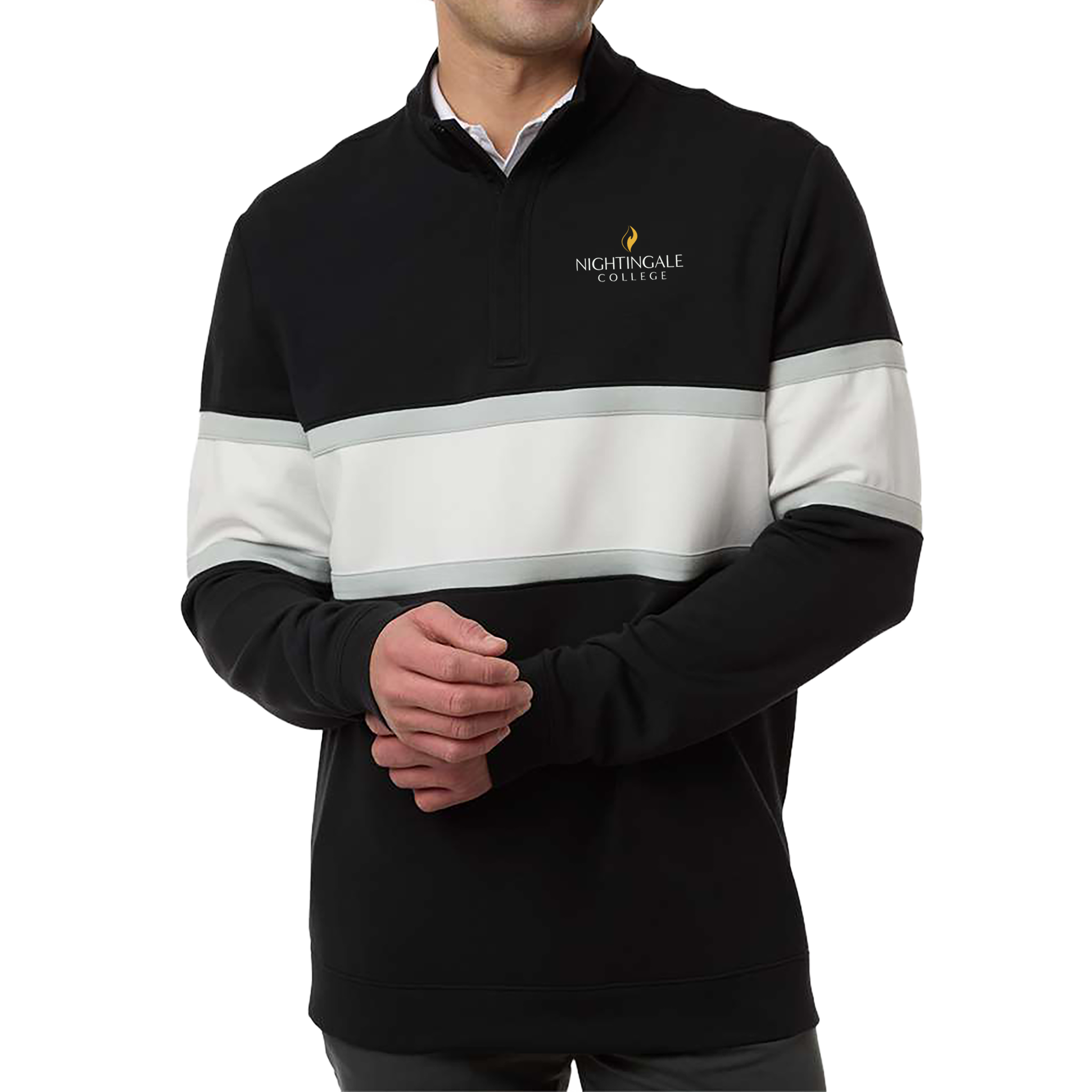 Swannies Men's Owen Quarter-Zip Colorblock Pullover - Milestone Market