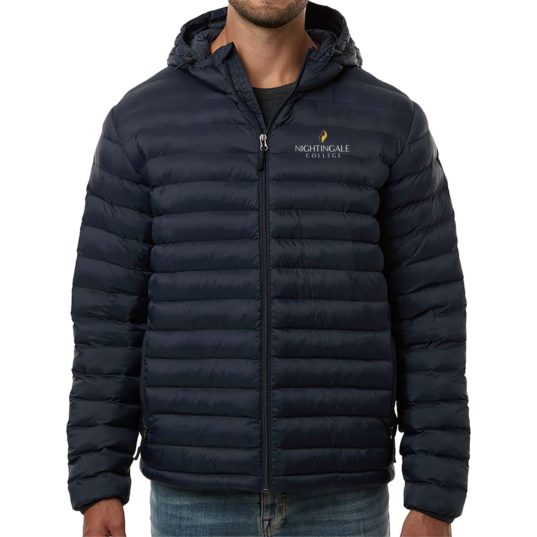 Weatherproof Men's Lightweight Poly-filled Hooded Puffer Jacket - Milestone Market