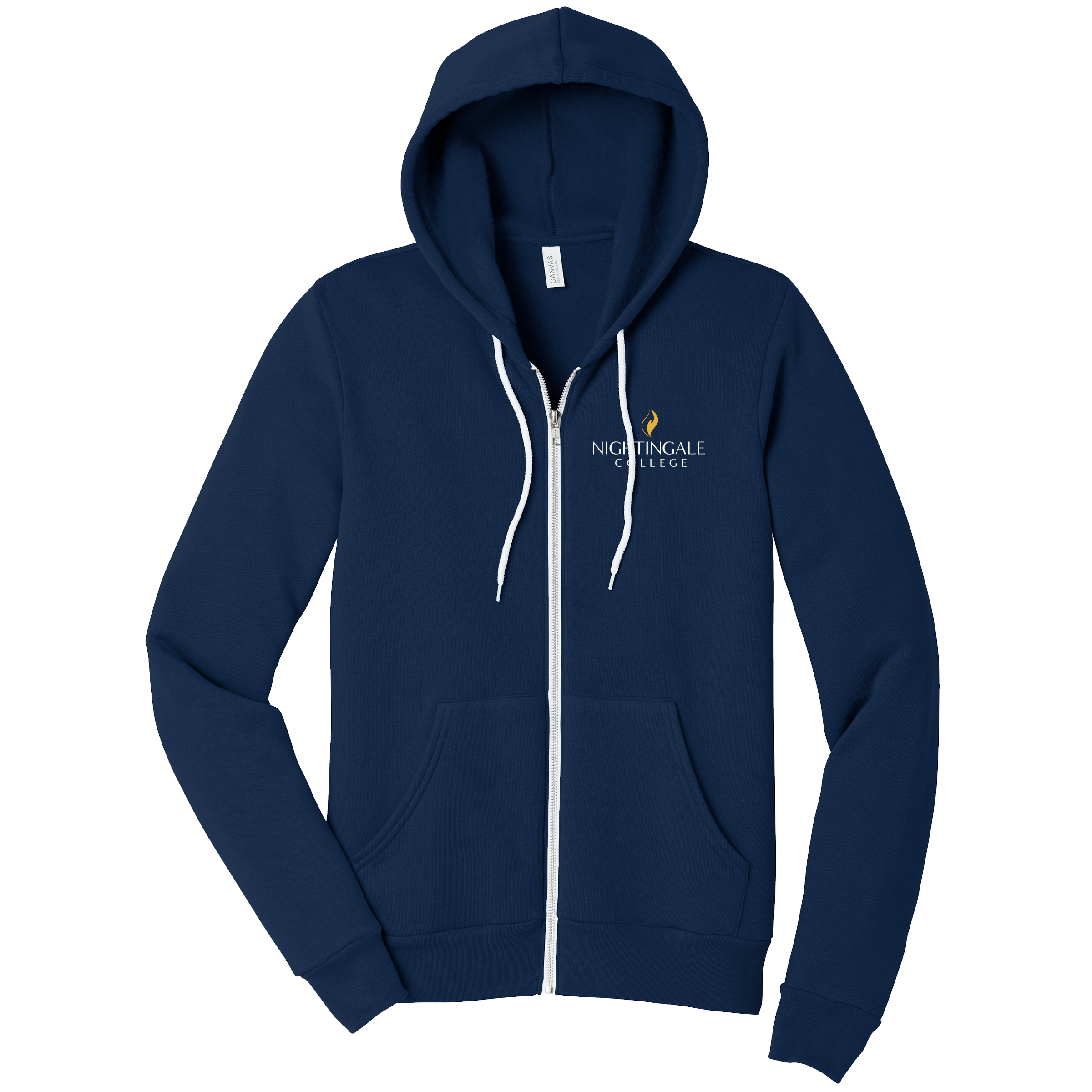 Bella and canvas zip hoodie hot sale